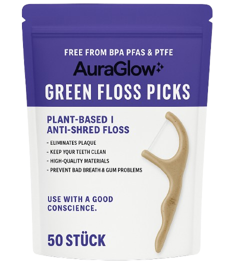 AuraGlow Eco Floss Picks